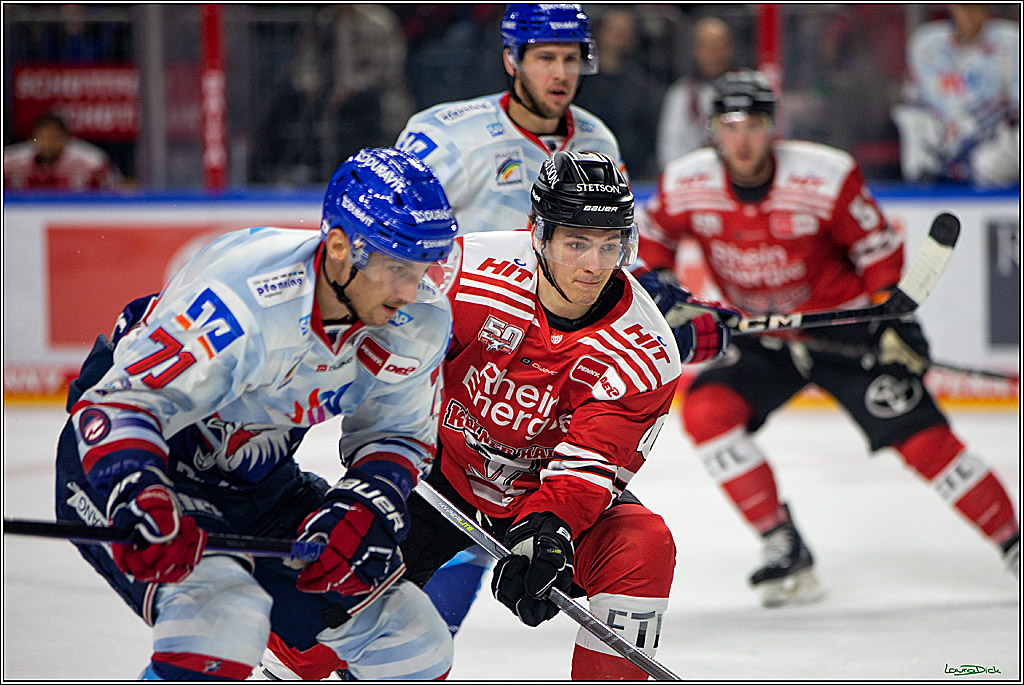 PENNY DEL; Koelner Haie- Adler Mannheim; Koeln, 04.11.2022